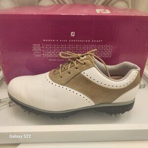 Fj Foot Joy Leather Golf Cleats. NIB. Size 8
